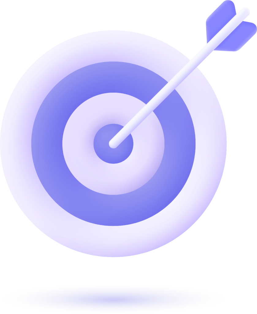 Dart arrow hit the center of target | Business target | goal of success